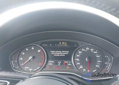 2018 Audi A5 2.0T Premium from USA, damaged, VIN WAUTNAF56JA011360